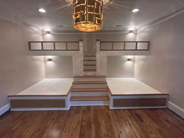 Custom Platform & Built-In Storage