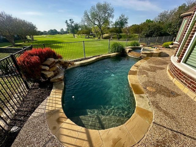 Small pool with spa — Prosper TX
