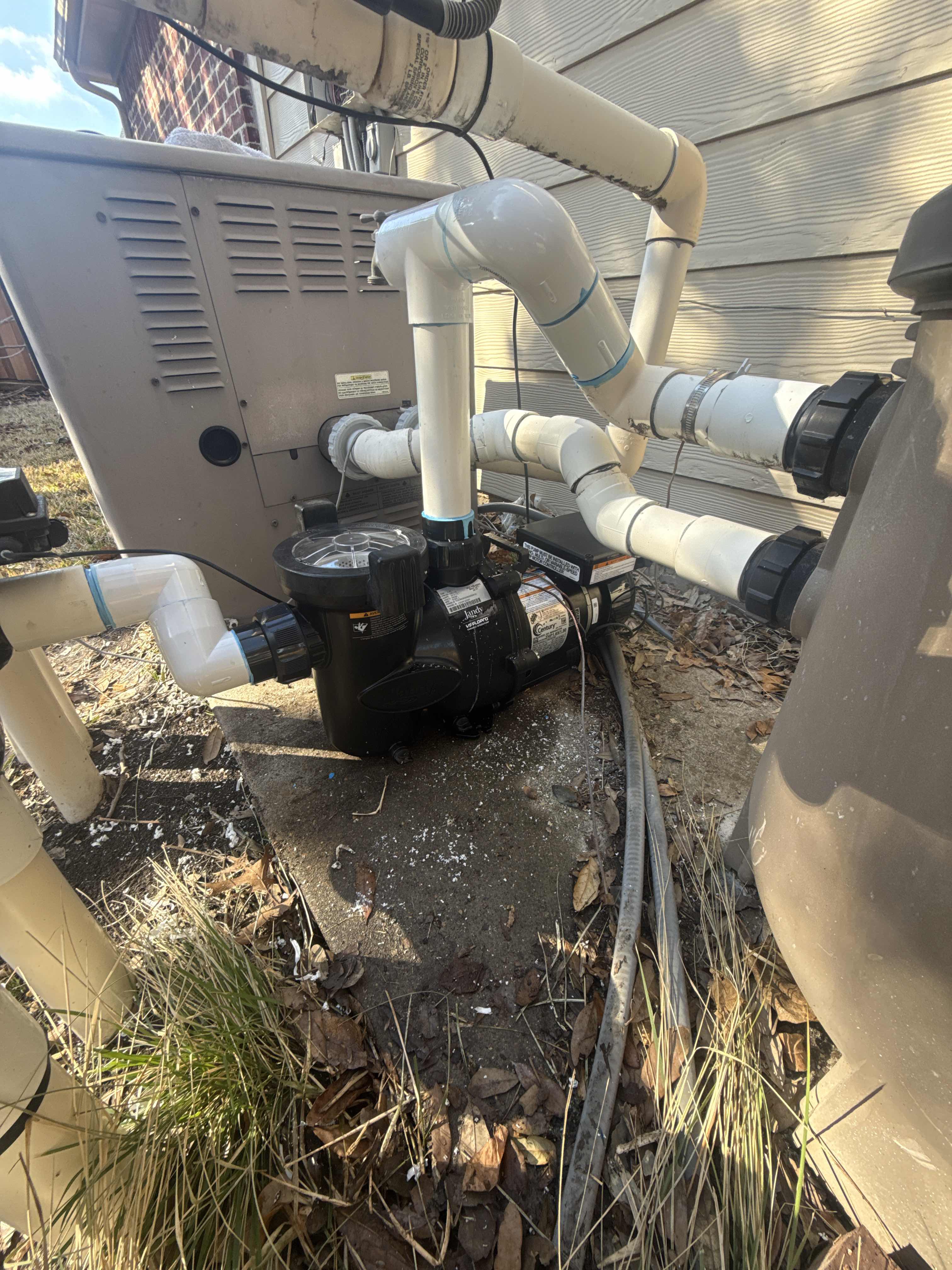 Jandy VSP pump installation by Kleen Water