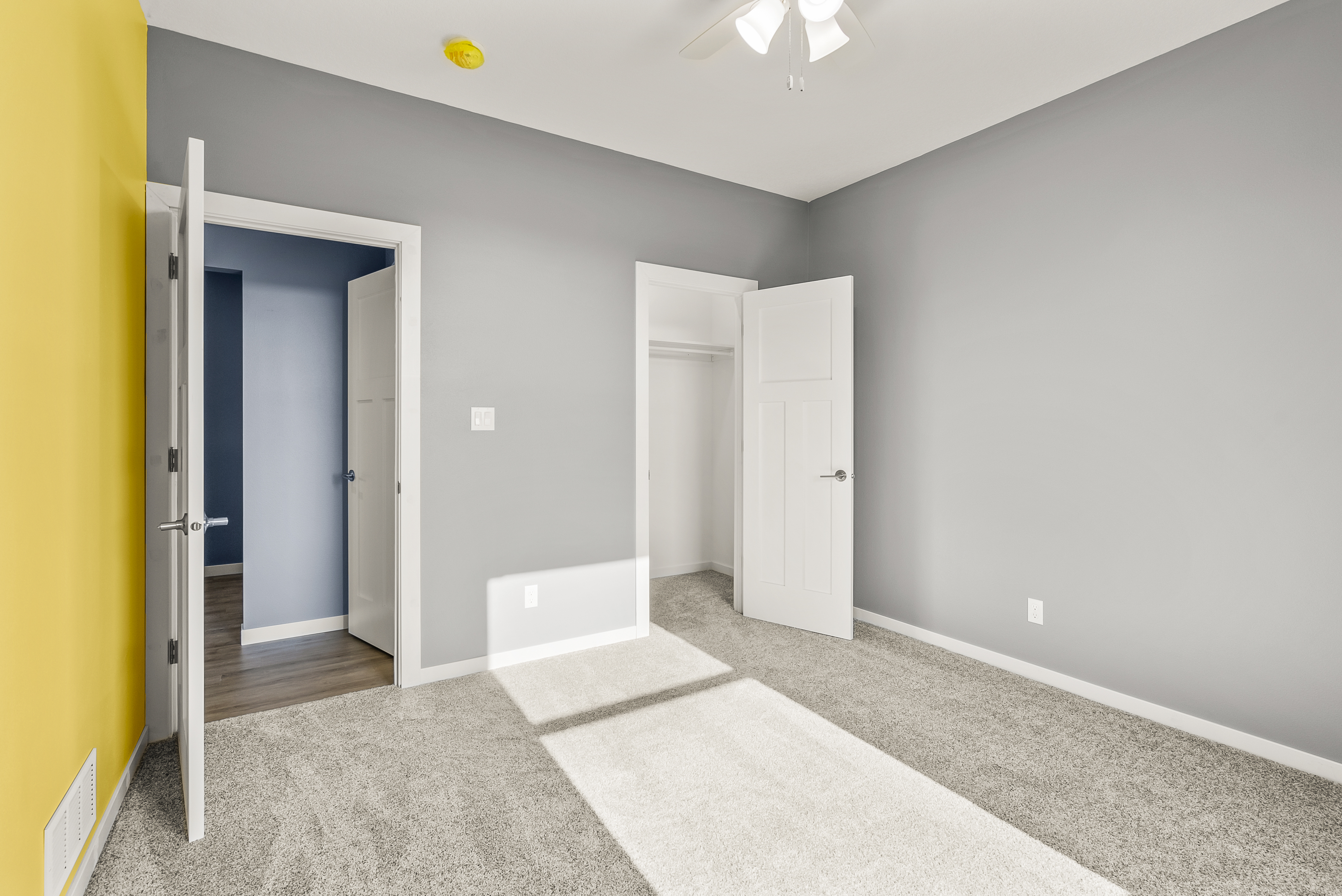 Room details inside the Waverly House build