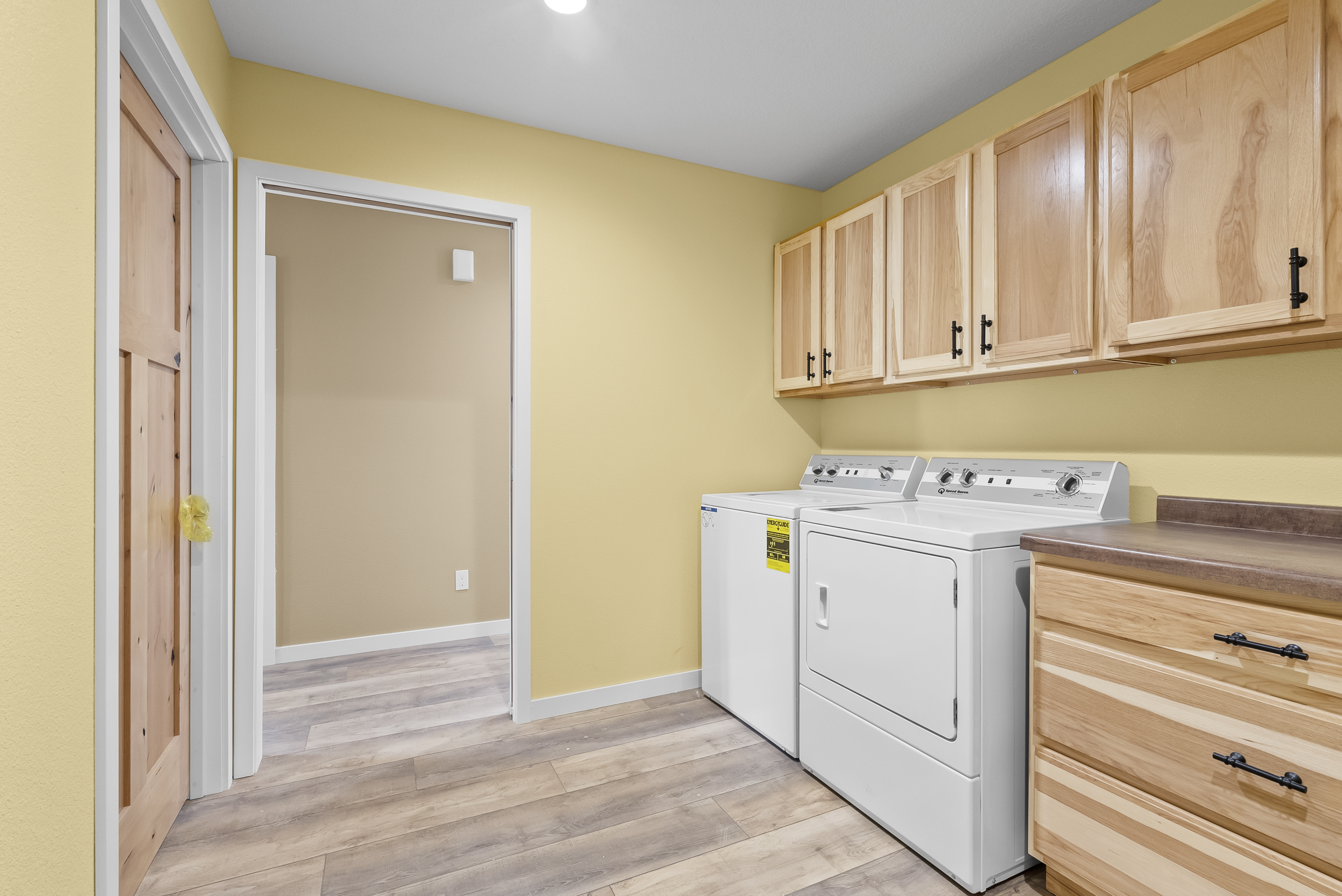 Interior details of the custom ranch