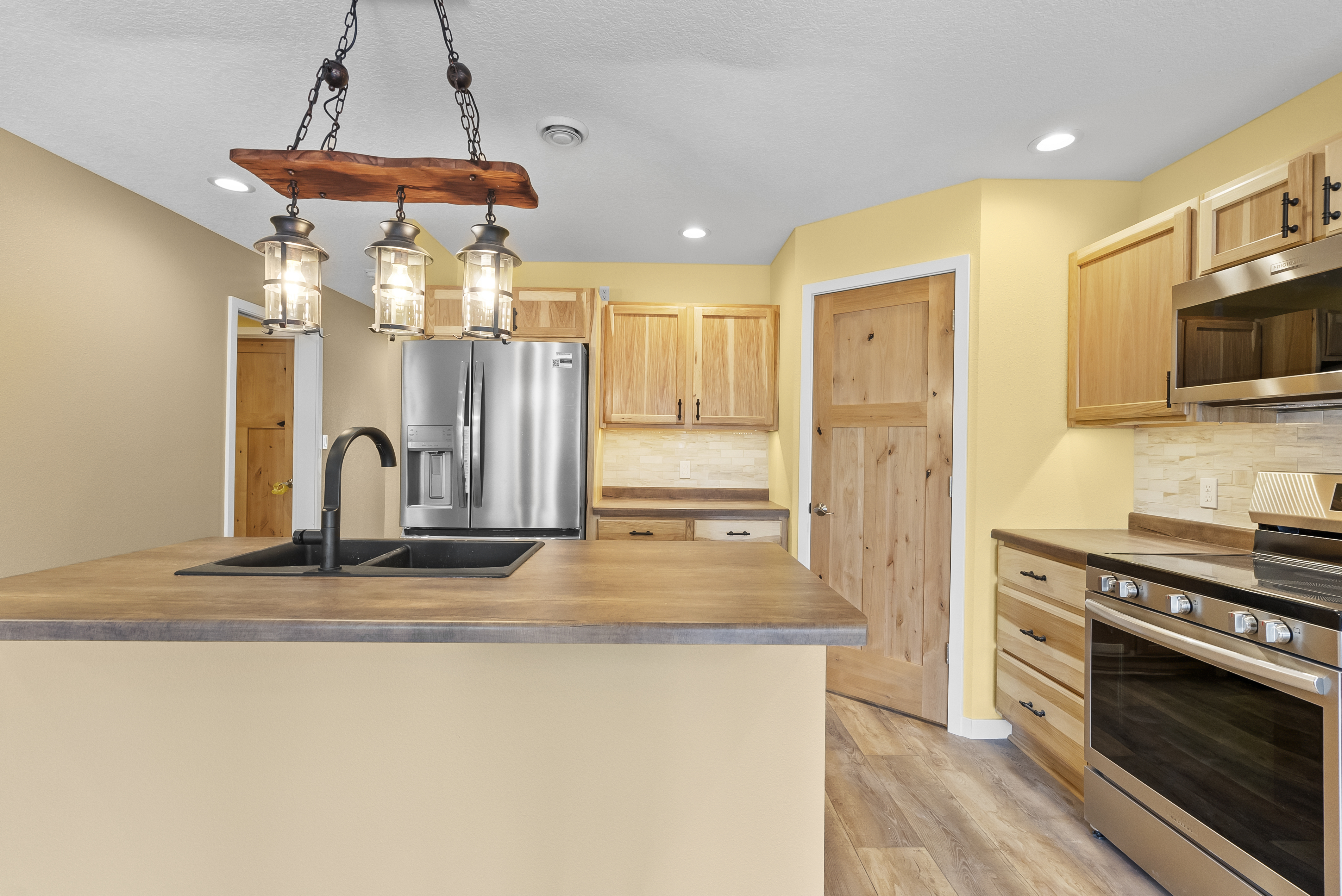 Living space inside the Evansdale House