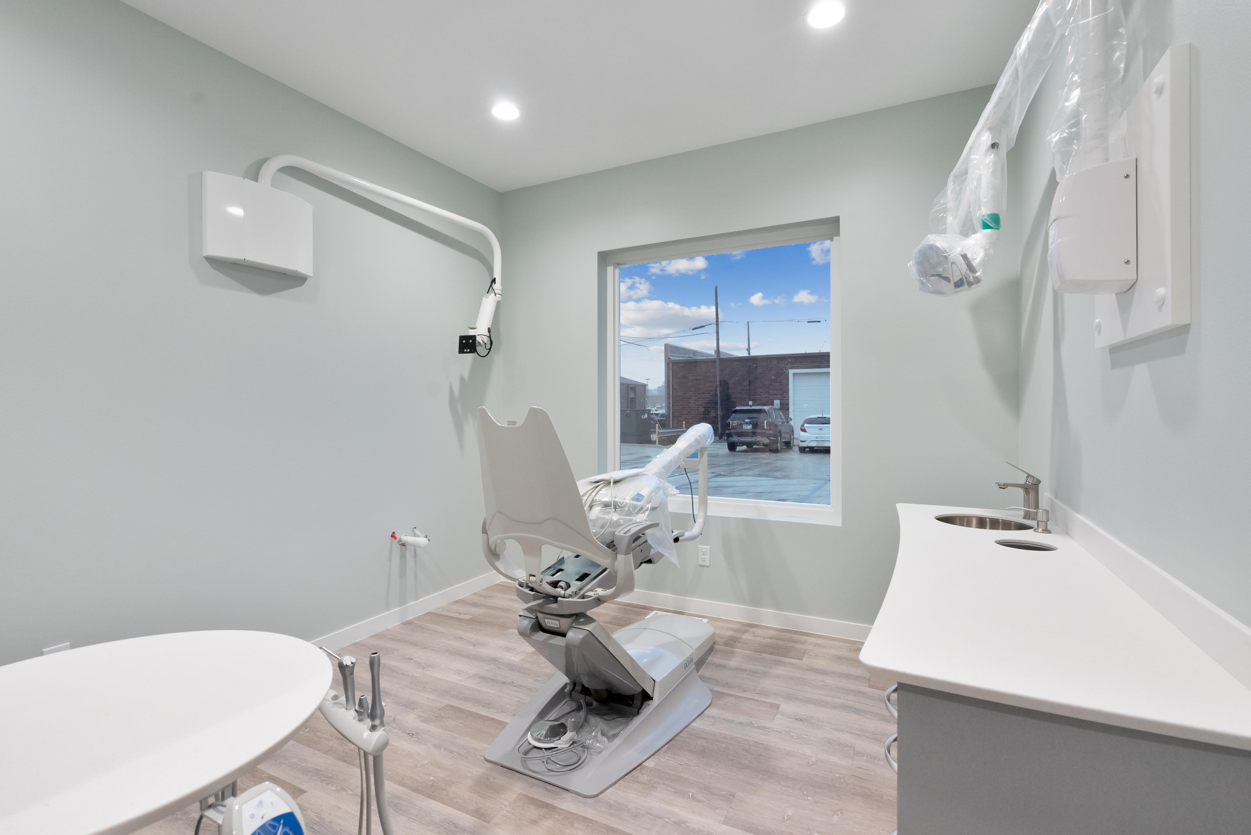 Room details inside the commercial build