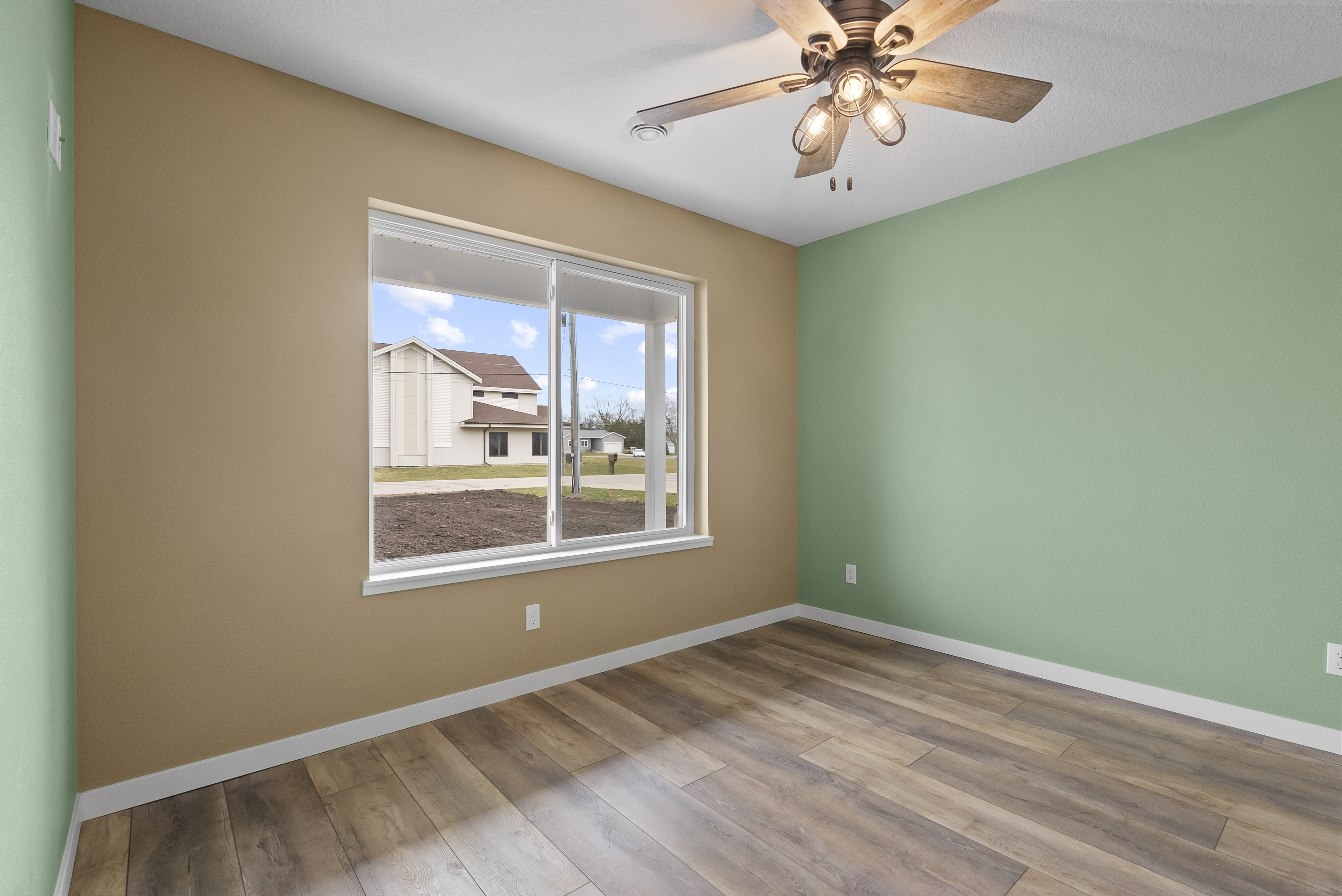 Interior view of the Evansdale House custom ranch home