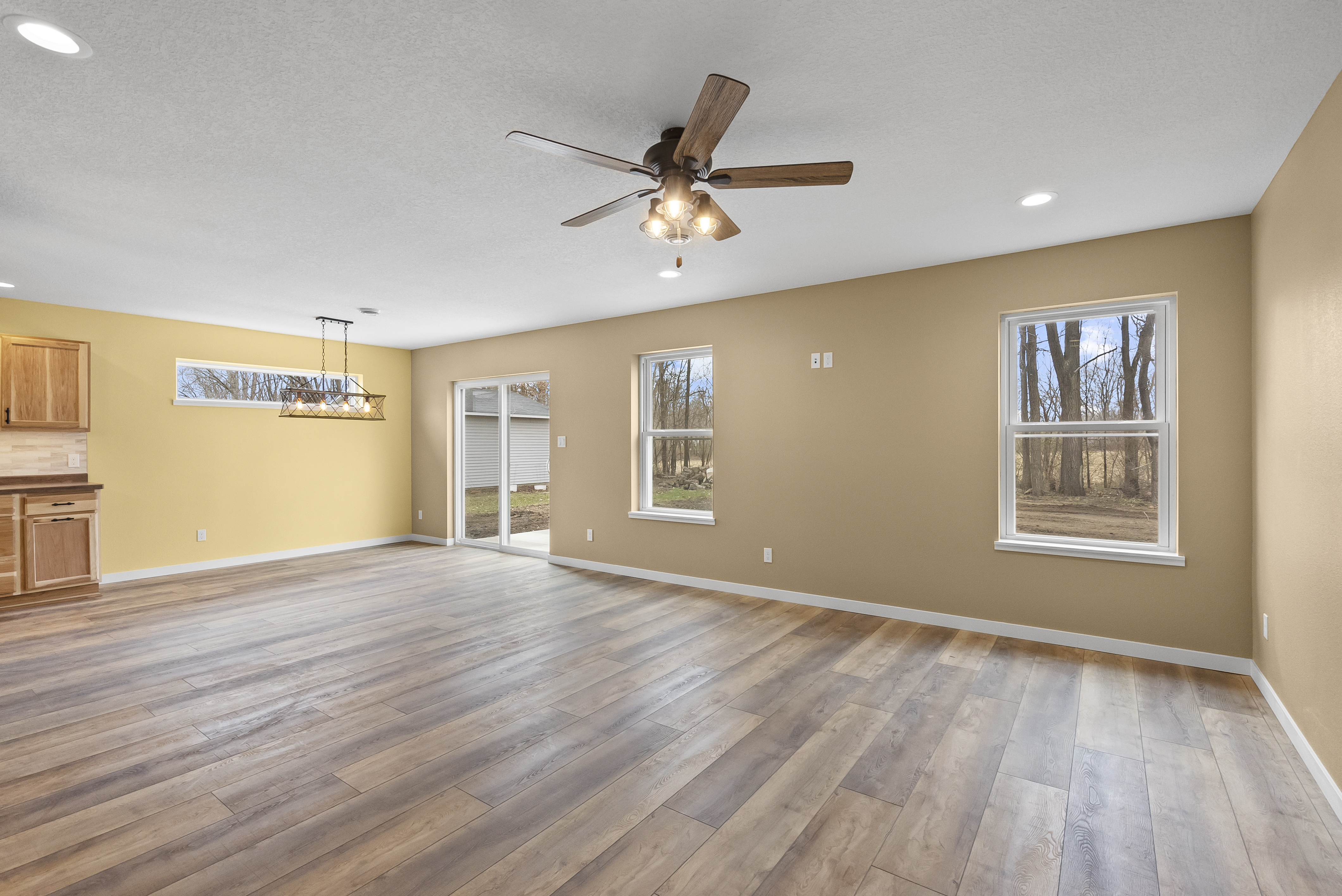 Room details inside the Evansdale House