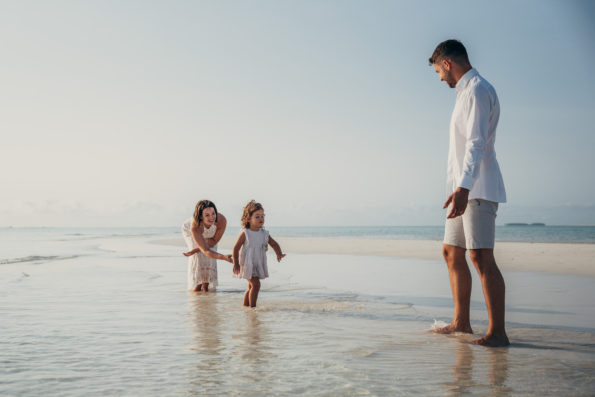Family beach photography Zanzibar - natural family portraits