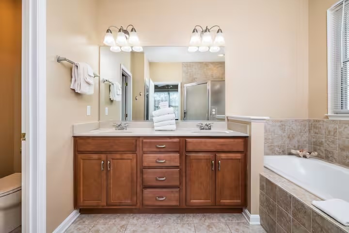 Bayside home interior space
