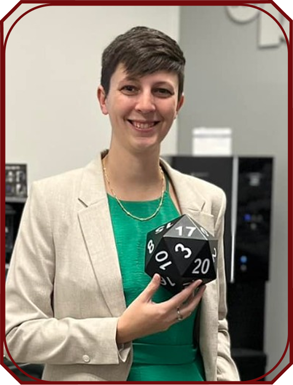 Rachel Dove, CEO of Dungeons NOT Dating